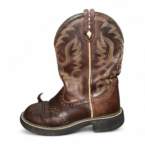 Justin-boots Women's Brown Boots - Picture 2 of 7